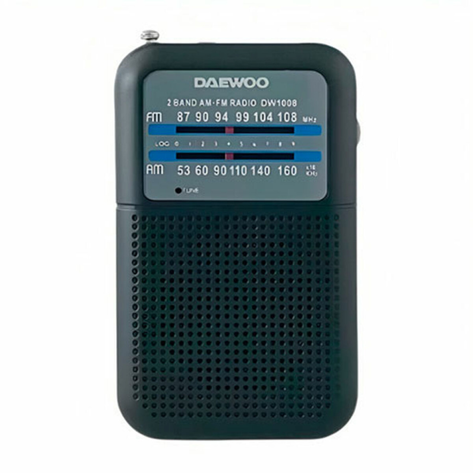 Daewoo transistorraadio DW1008BK Retro