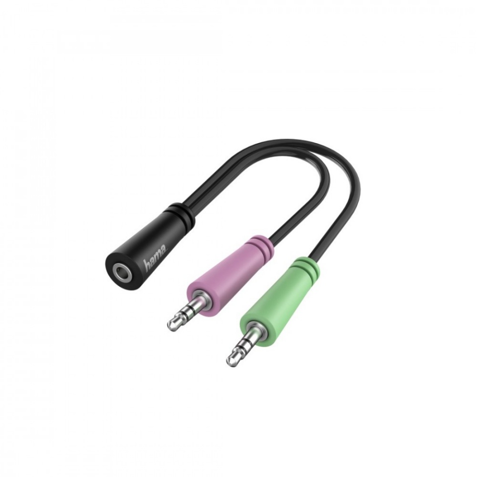 Hama adapter 3,5mm jack adapter to 4- pol.