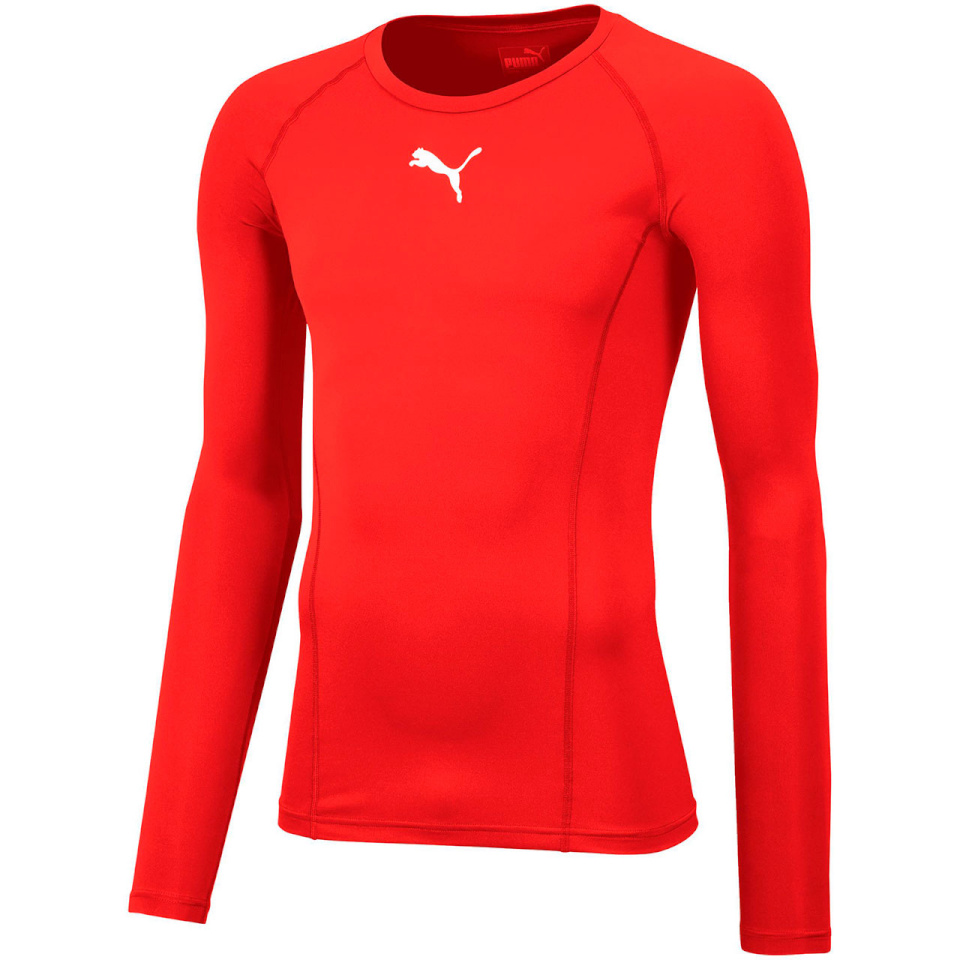 Puma T-särk meestele Liga Baselayer Tee LS punane 655920 01 suurus L