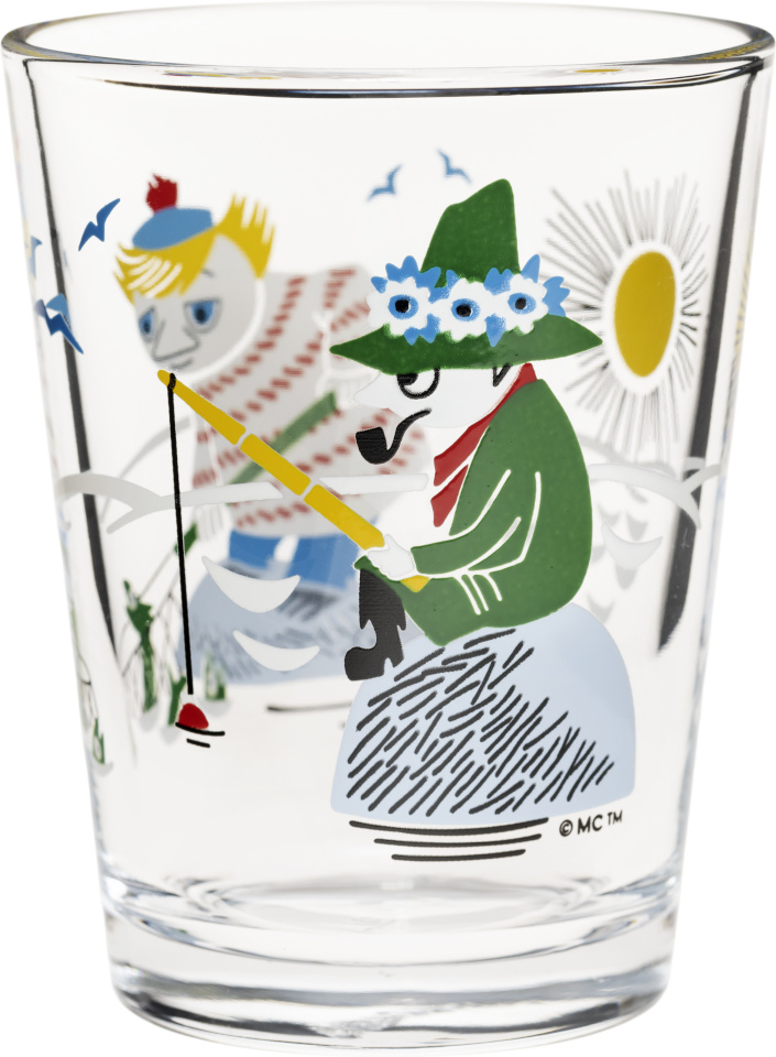 Arabia joogiklaas Moomin Fish Drinking Glass, 22cl