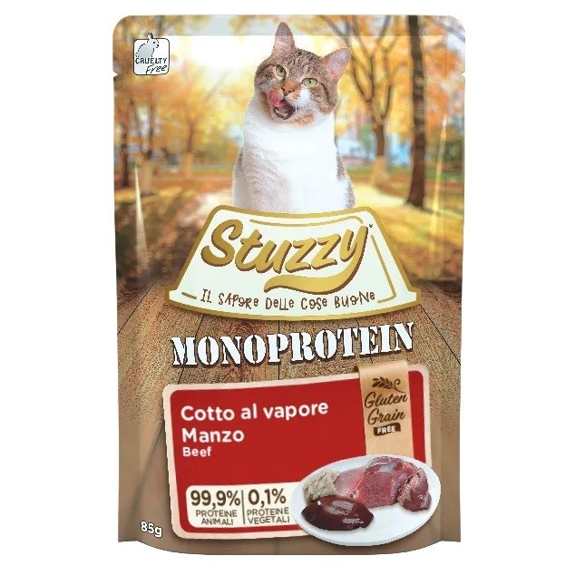 Agras Pet Foods kassitoit Stuzzy Monoprotein Beef, 85g