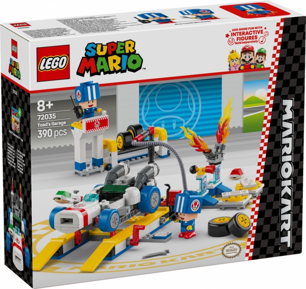LEGO klotsid 72035 Super Mario - Mario Kart: Toads Werkstatt