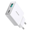 Joyroom mains charger JR-TCF14 (A+C) Super Slim 20W (valge)
