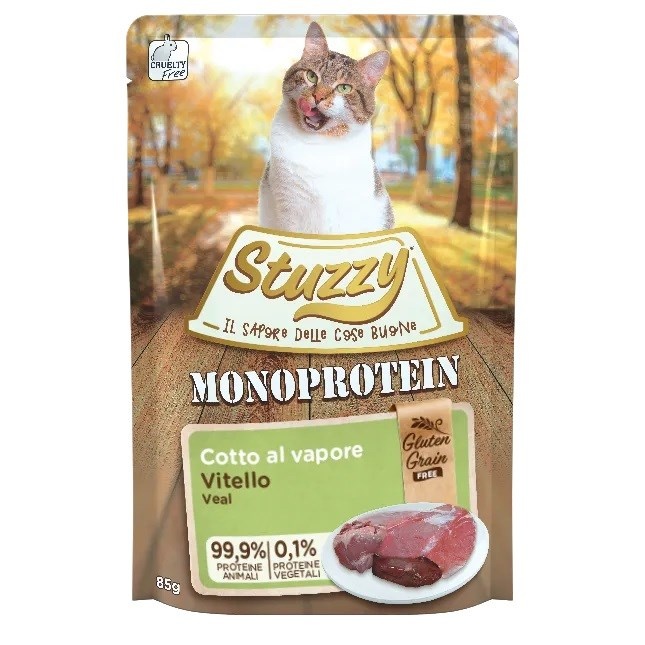 Agras Pet Foods kassitoit Stuzzy Monoprotein Veal, 85g