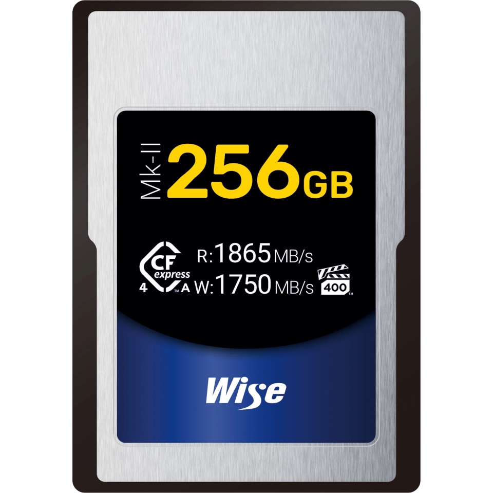 Wise mälukaart CFexpress 4.0 Type A Mk-II 256GB WI-CFX4-A256M2