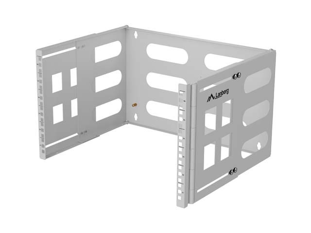 Lanberg Rack wall mount 19" 6U 497x400/240 hall