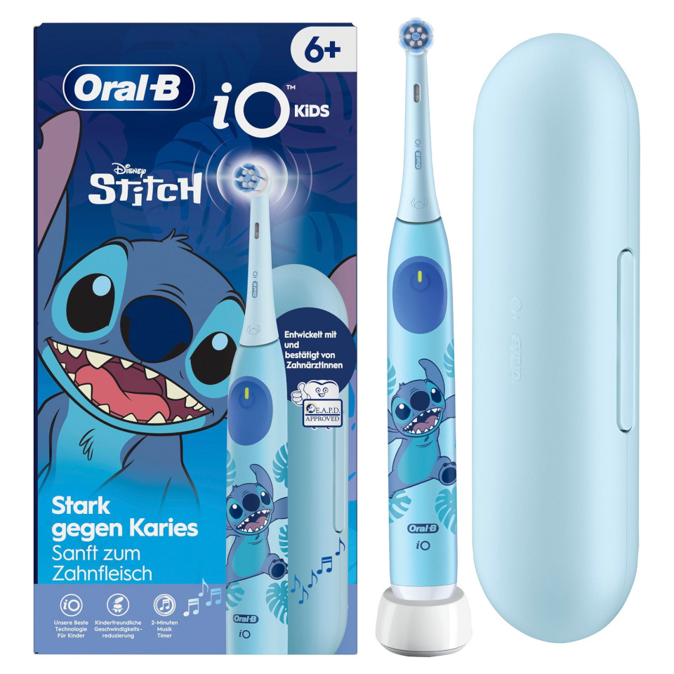 Braun elektriline hambahari Oral-B iO Kids 6+ mit Reiseetui Stitch
