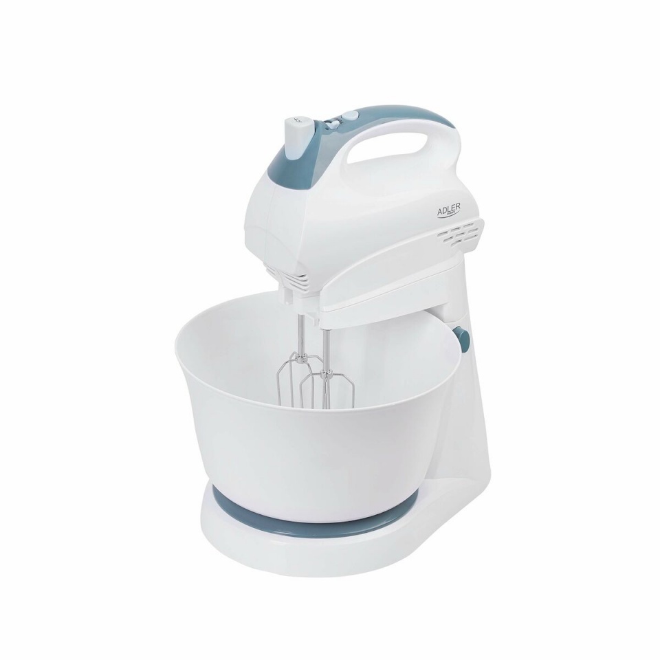 Adler mikser AD 4202 Mixer with a Bowl, 300W, valge
