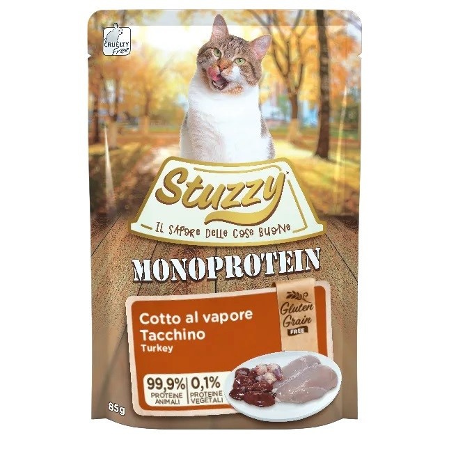 Agras Pet Foods kassitoit Stuzzy Monoprotein Turkey, 85g
