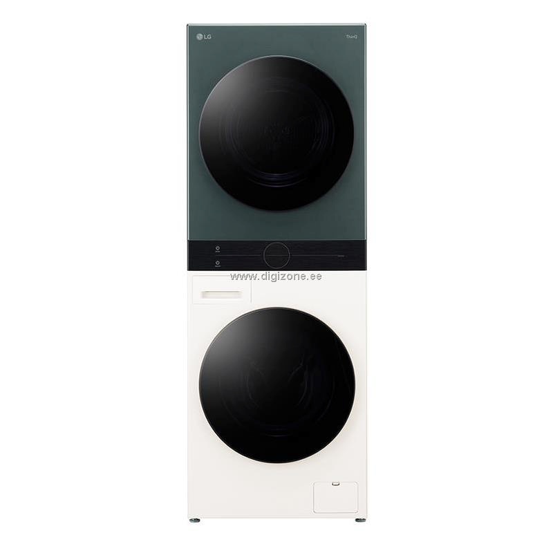 LG kuivatiga pesumasin WT1210EGF.ABGQPMR Washing Machine + Dryer, 12kg/10kg, 1400 p/min, beež/roheline