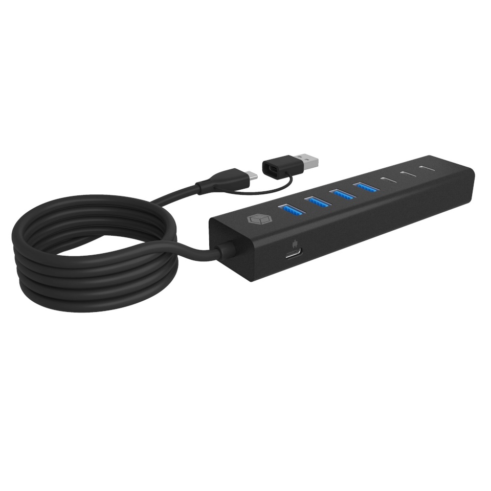 ICY BOX IB-HUB1737-C3 7-Port USB 3.2 Gen 1 Hub