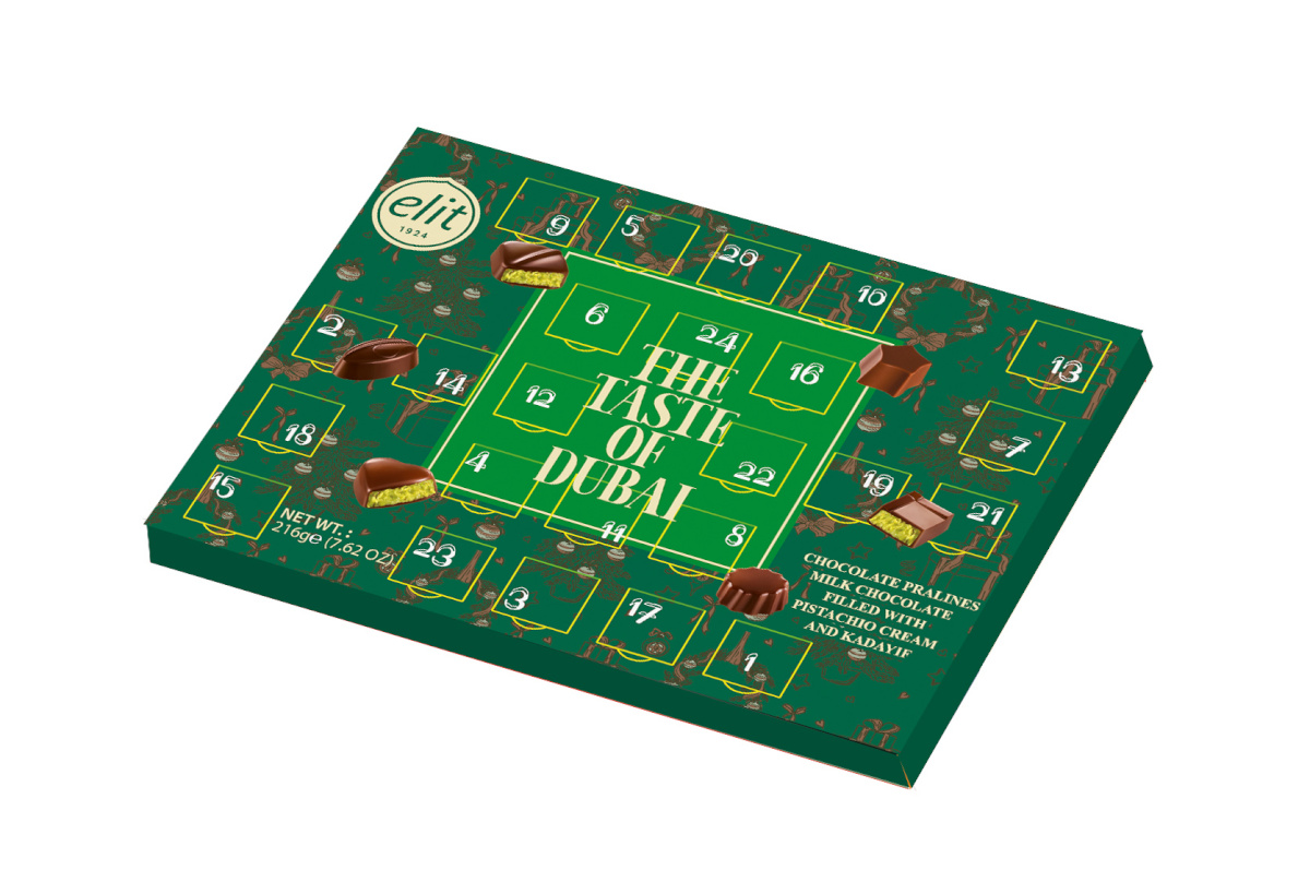 Elit šokolaad Dubai Chocolate Calendar, 216g