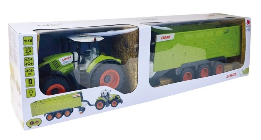 MALIK Happy People R/C Tractor Claas Axiom with trailer
