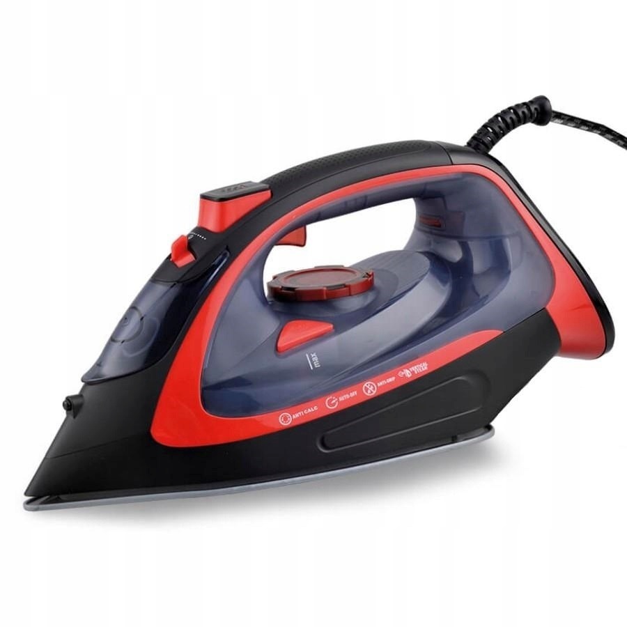 Maestro triikraud MR-308C Steam Iron, must/punane