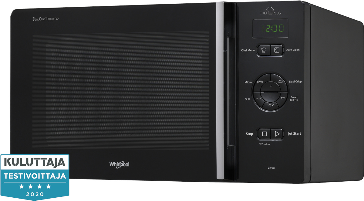 Whirlpool mikrolaineahi MCP 345 BL, must