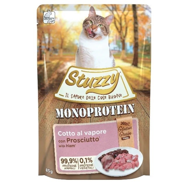 Agras Pet Foods kassitoit Stuzzy Monoprotein Ham, 85g
