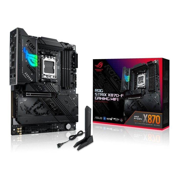 ASUS emaplaat ROG STRIX X870-F GAMING WIFI, DDR5, -C/