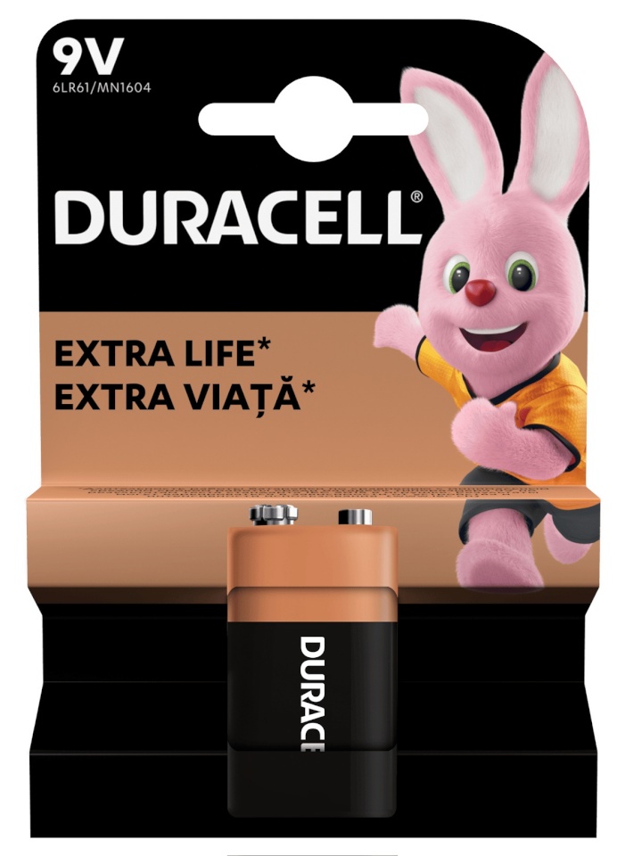 Duracell patarei 9V/MN1604 1tk.