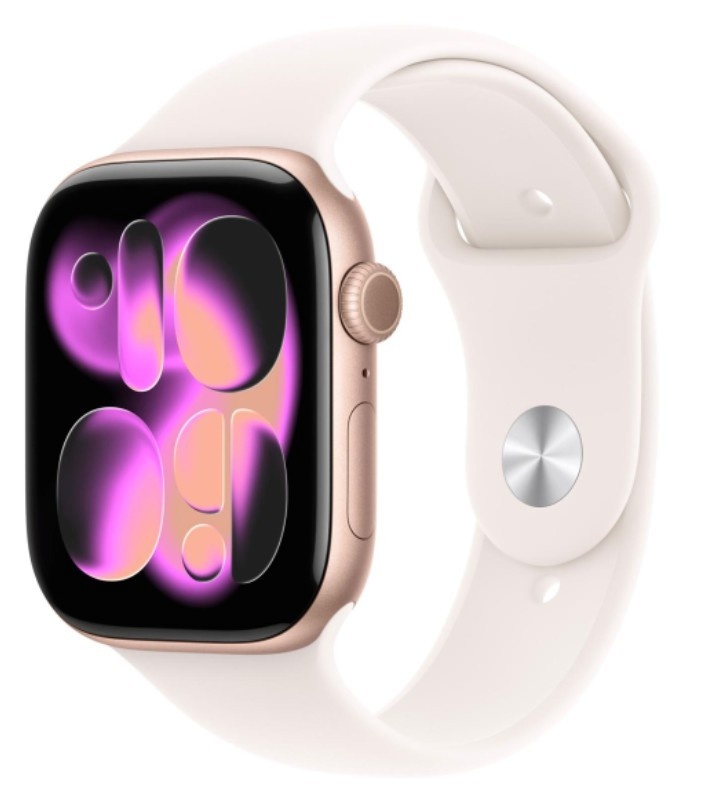 Apple nutikell Watch Series 11 GPS+Cellular 42mm roosakuld Aluminium Case with Light Blush Sport Band - M/L