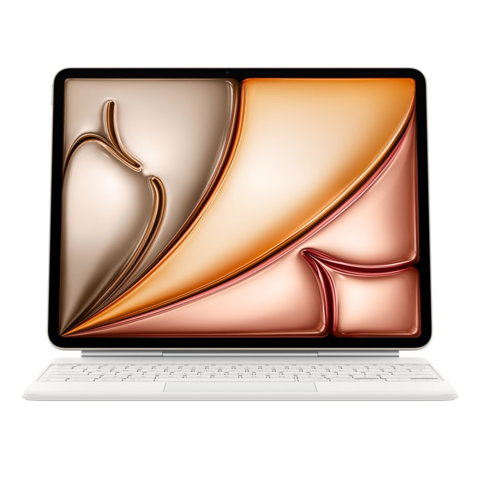 Apple Magic Keyboard 13" iPad Air (M4) klaviatuuriga kaas, valge (MDFW4)