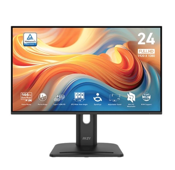 MSI monitor PRO MP245PHG E14 23.8 cala/LED/FHD/Flat/144Hz/must