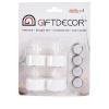 Gift Decor Küünla Komplekt LED valge 4x4x3,7cm (12tk)