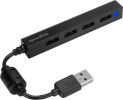 Speedlink USB jagaja Snappy Slim 4-port (SL-140000-BK)