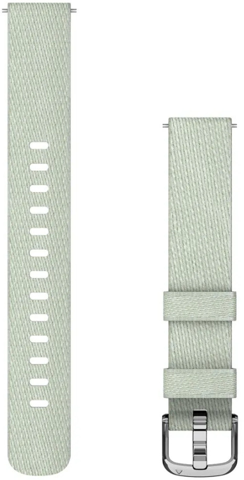 Garmin pulsikella rihmade komplekt Lily 2 Nylon, sage gray/silver