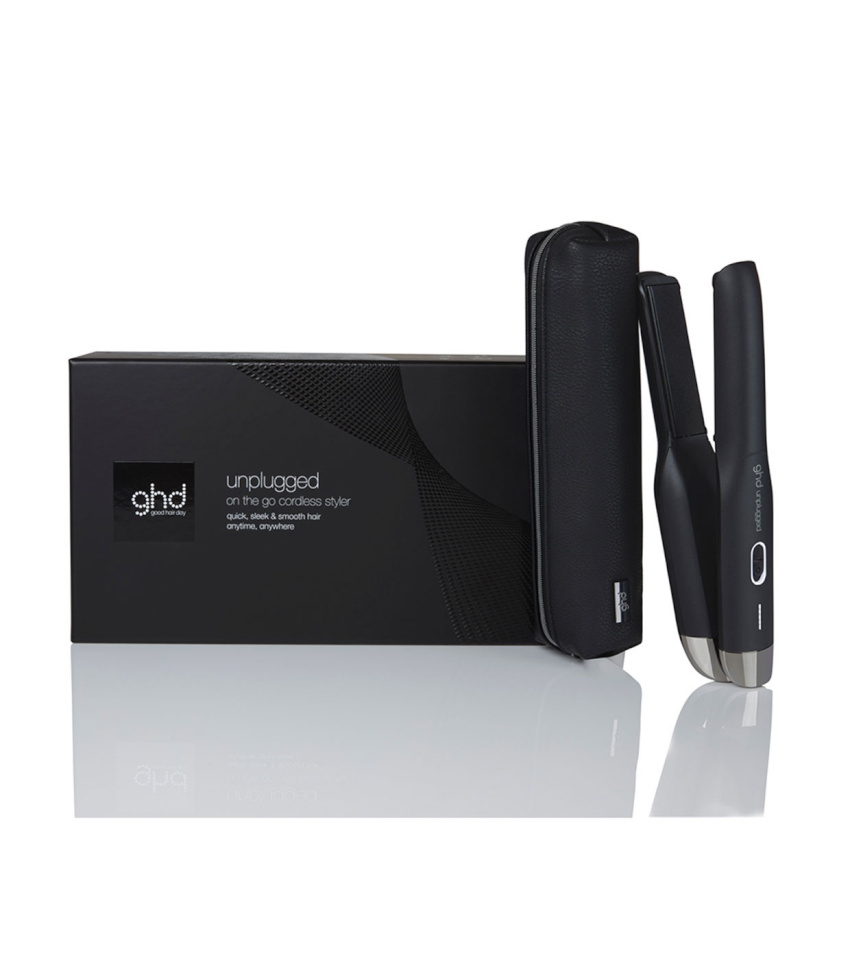 GHD juuksesirgendaja Unplugged Hair Straightener, must
