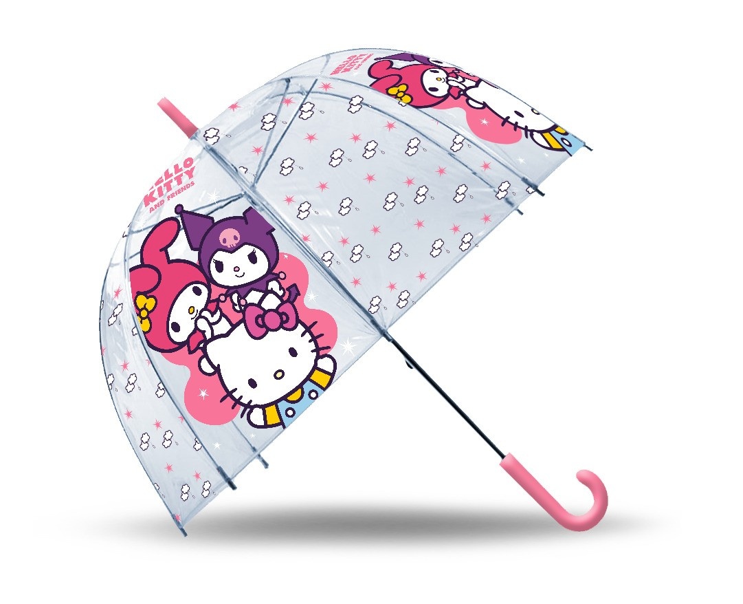 Kids Euroswan läbipaistev umbrella Hello Kitty