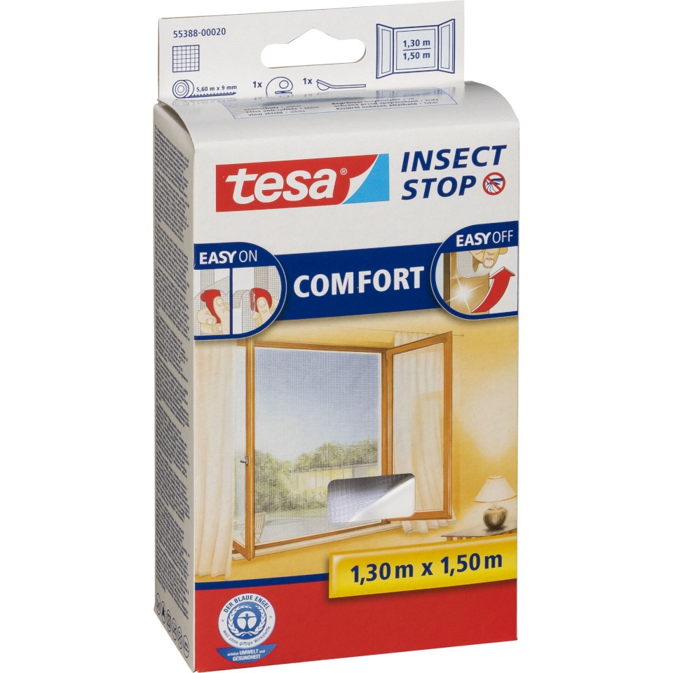 Tesa putukavõrk Insect Stop for Windows 1,3x1,5m valge 55388
