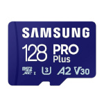 Samsung mälukaart PRO Plus SDXC 128 GB U3 A2 V30 + SD adapter (MB-MD128SA/EU)