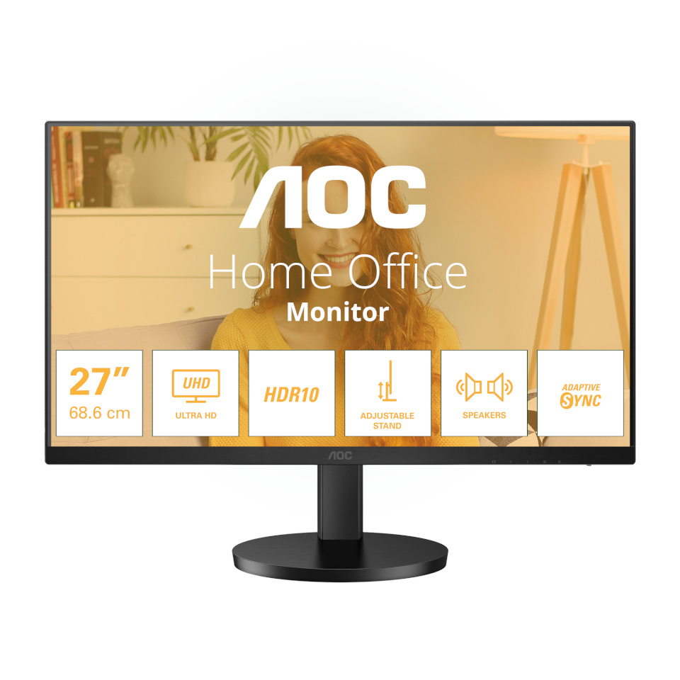 AOC monitor 68,6cm (27") U27B3AF 16:09 2xHDMI+DP IPS Lift must