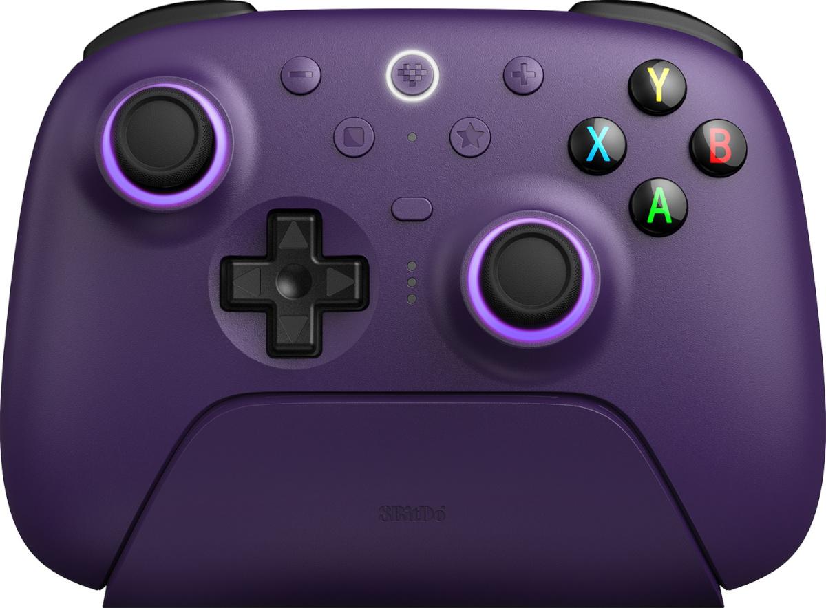 8BitDo Ultimate 2 juhtmevaba 2.4G mängukontroller, arvuti, lilla