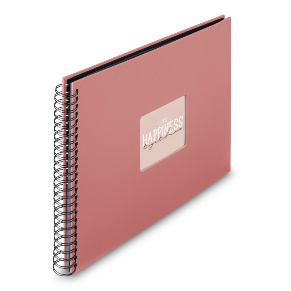 Hama fotoalbum Fine Art Spiral Terra 36x32 50 schwarze Seiten 9859