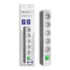 Qoltec pikendusjuhe Power strip 5 sockets, 1.8m
