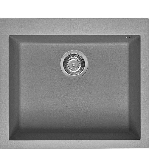 SMEG valamu VZ57CT Rigae, 57cm, pealt paigaldatav, käsitsi, graniit, titaan