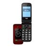 eSTAR mobiiltelefon Digni Flip Clamshell Phone 2.4"+ 1.77" punane