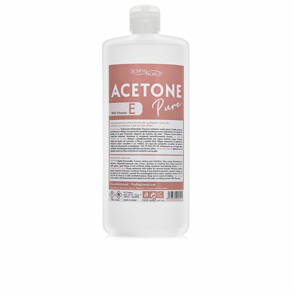 SesioMWorld küünelakieemaldaja ACETONE PURE 1 L