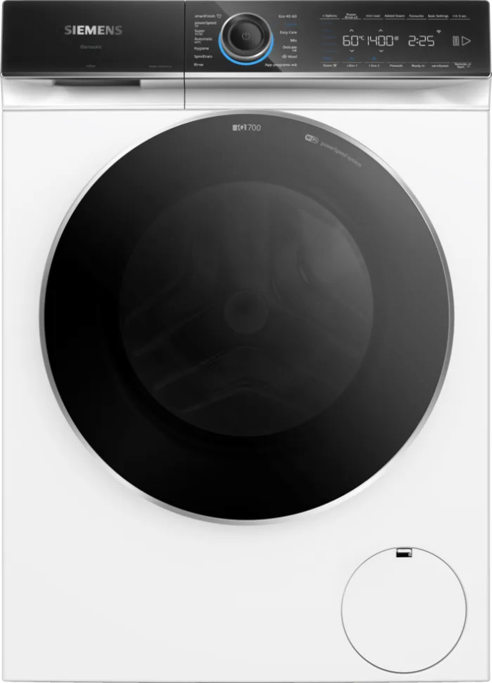 Siemensi pesumasin WG44B2APDN iQ700 Washing Machine, 9kg, 1400 p/min, valge