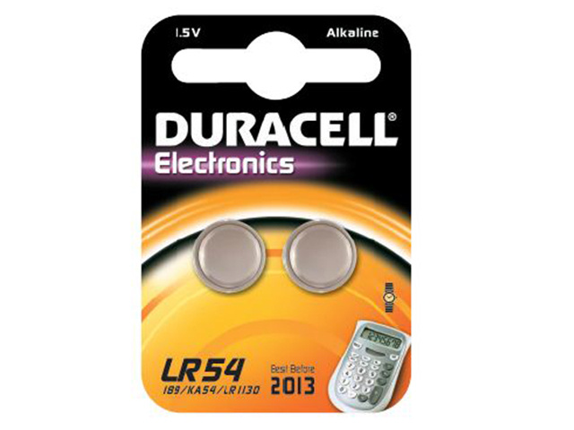 Duracell patarei LR 54 1.5V 2tk.