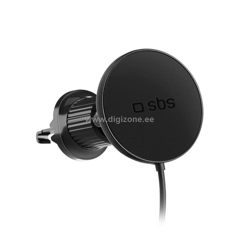 SBS telefonihoidja wireless 15W, airvent clip