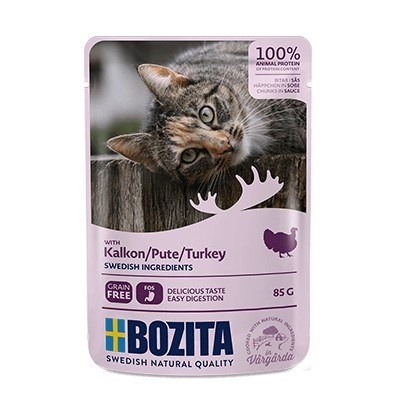 Bozita kassitoit Pouch HiS Turkey 85g
