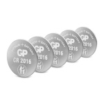 Gp Batteries patarei 1x5 CR 2016 Lithium 3 Volt 0602016C5