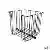 My Bar Salvräti hoidja must Metall 19x19x18cm 8 Ühikut