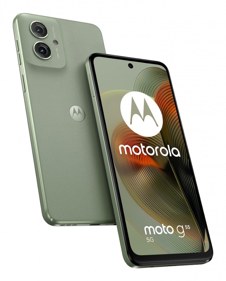 Motorola mobiiltelefon Moto G55 5G Dual SIM 8/256GB Smoky roheline