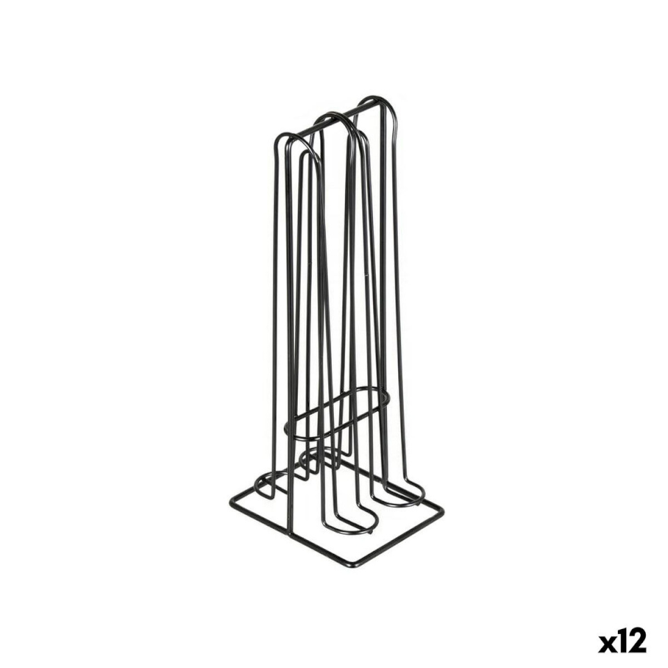 Quttin kohvikapsli organisaator must Raud (12 Ühikut)