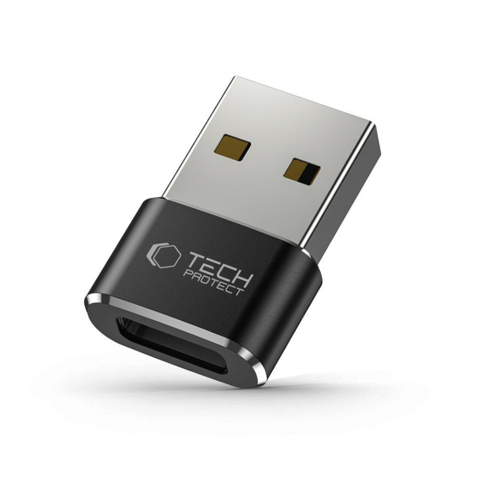 Tech-Protect ULTRABOOST ADAPTER USB TO TYPE-C BLACK