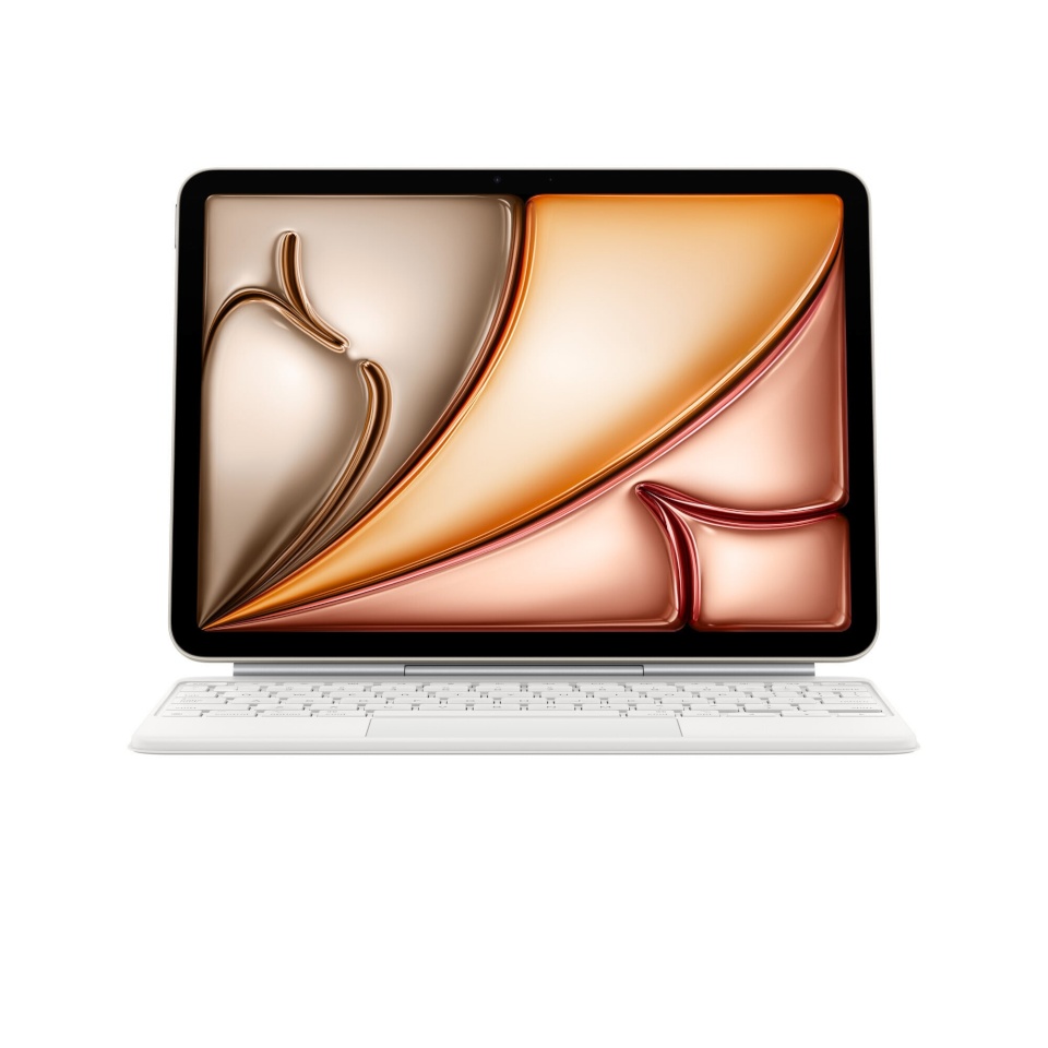 Apple Magic Keyboard 11" iPad Air (M4) klaviatuuriga kaas, valge (MDFV4)