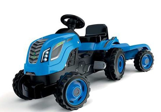 Smoby pedaalidega traktor XL sinine